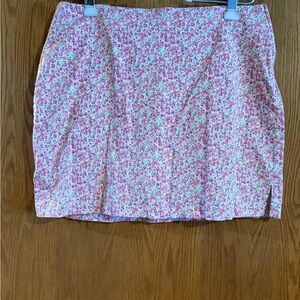 Fashion Bug Pink Floral Skort